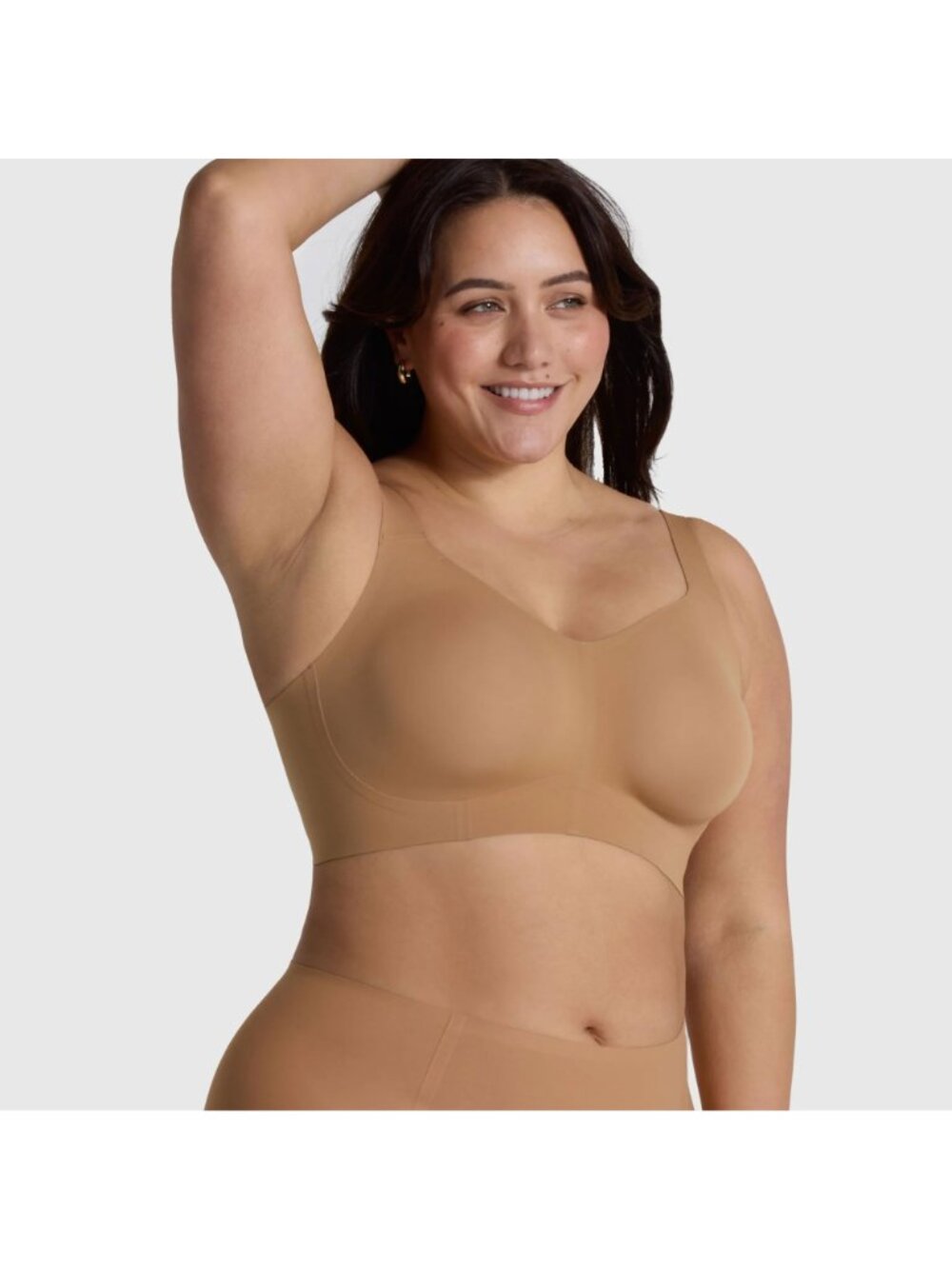LNWT Evelyn & Bobbie Beyond Wireless Bra Mica Clay XL Extra Large LN No Tags - Picture 3 of 4